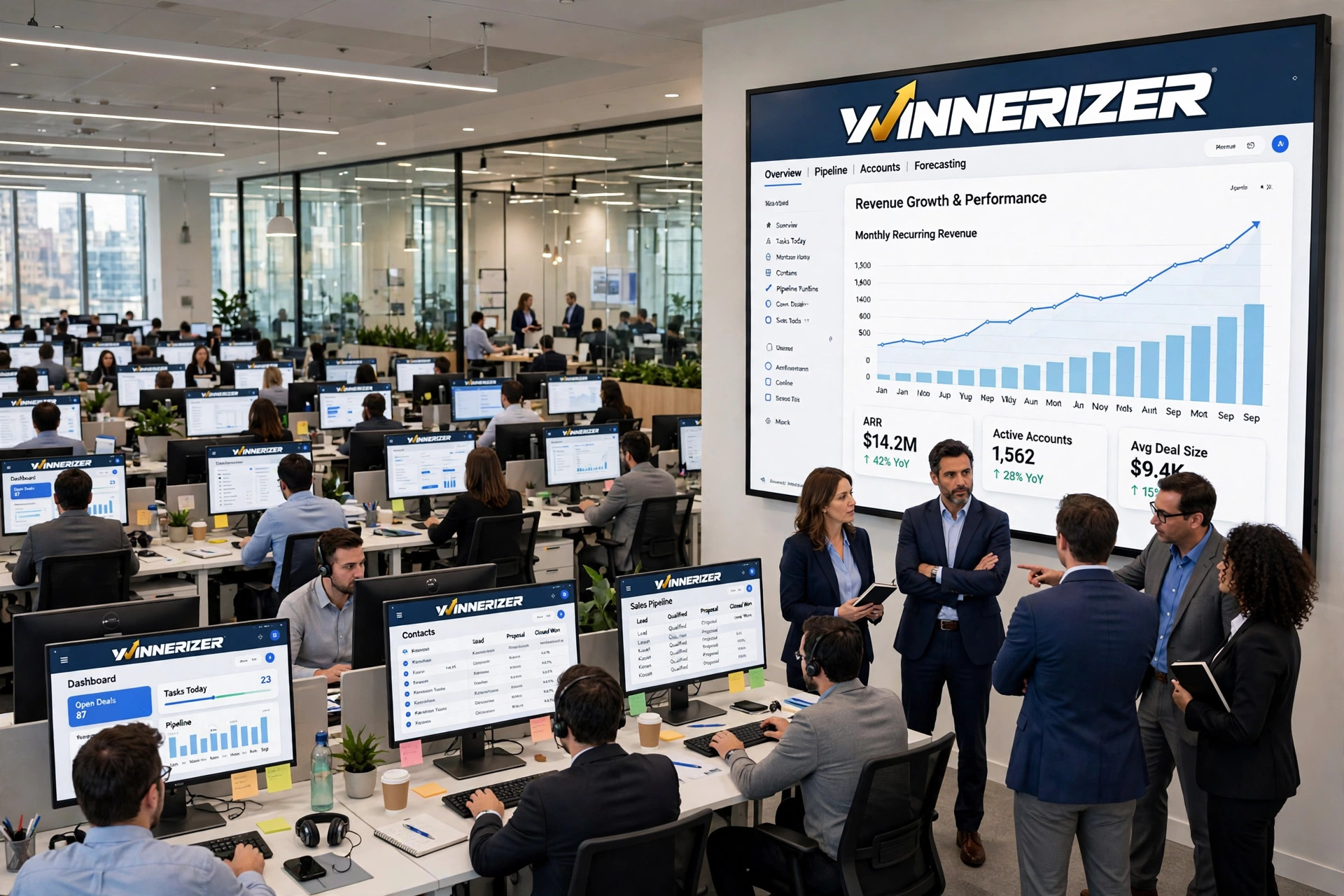 An organization using Winnerizer across the company